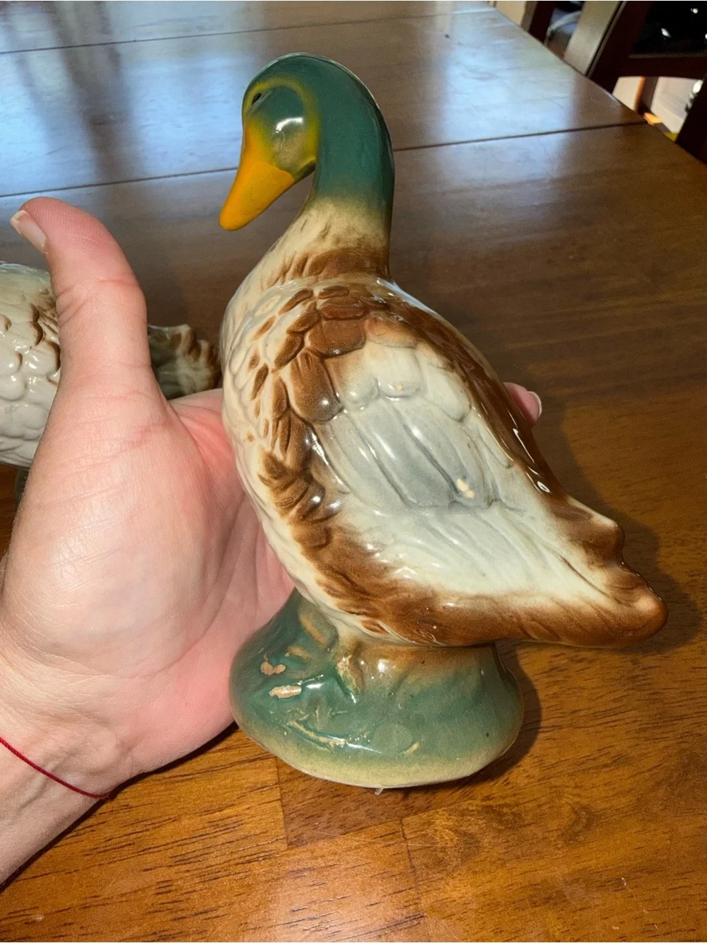 Ducks Pair of Vintage Ceramic Mallards